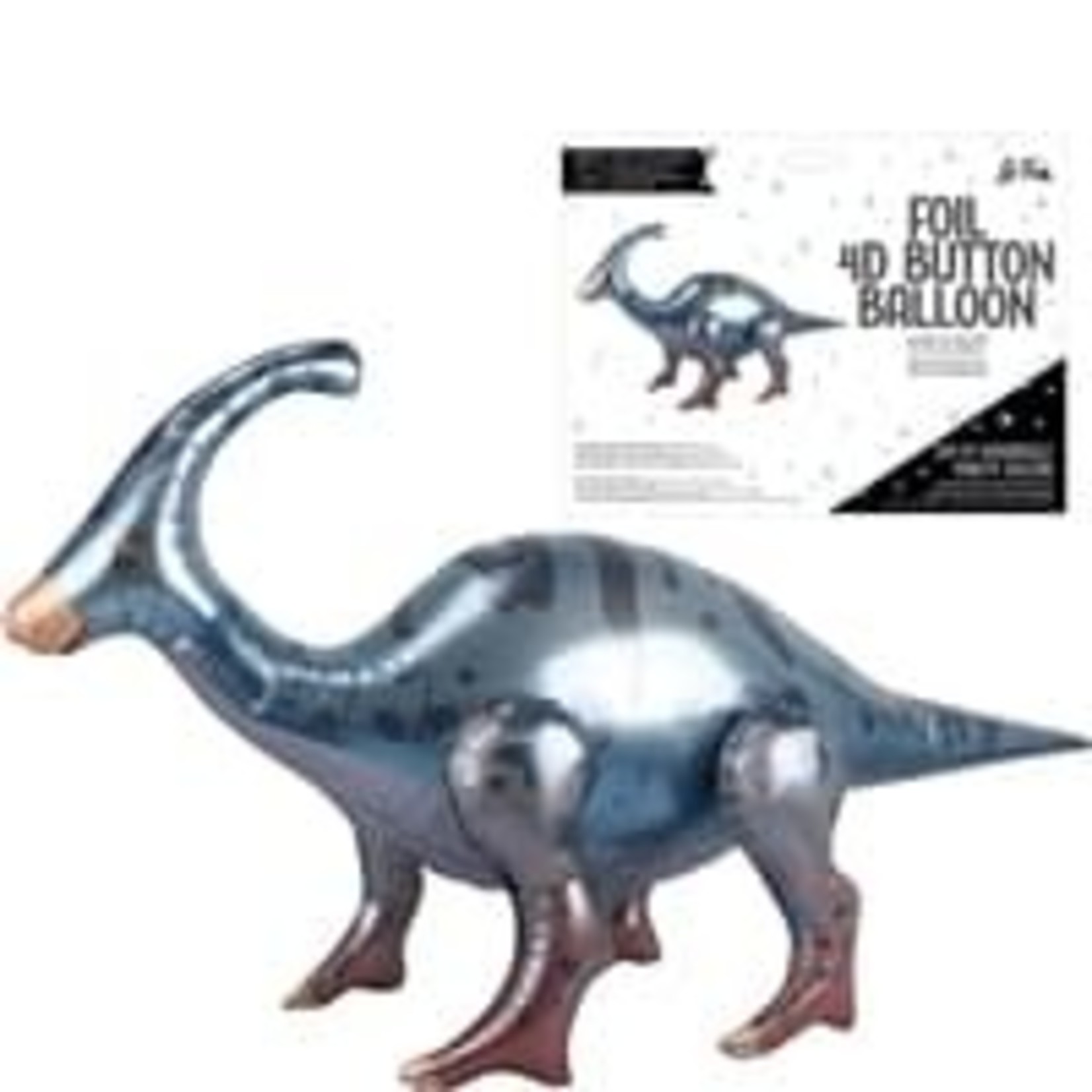 La Fete 43" Duck-Billed Dinosaur 4D Balloon - 1ct. (Air-Filled Only)