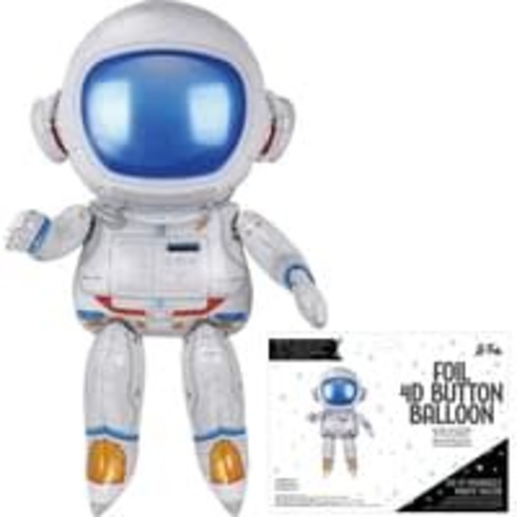 La Fete 30"  Astronaut 4D Balloon - 1ct. (Air-Filled Only)