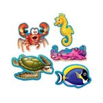 Beistle 5" Mini Under The Sea Cutouts - 10ct.