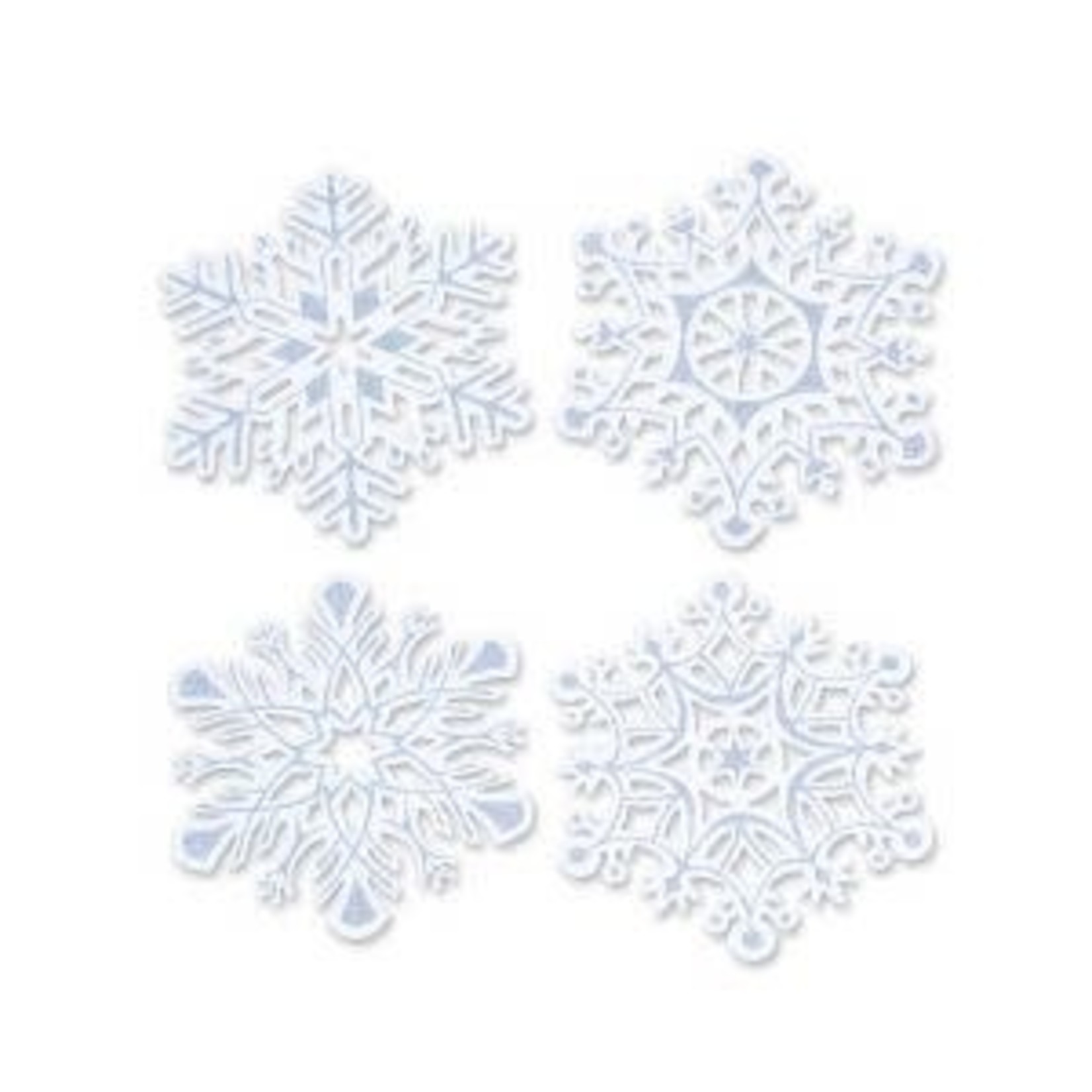 Beistle Glittered Snowflake Cutout - 1ct.