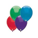 Funsational 12" Crystal Colored Assorted Latex - 15ct.