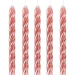 Creative Converting Rose Gold Spiral Birthday Candles - 24ct.