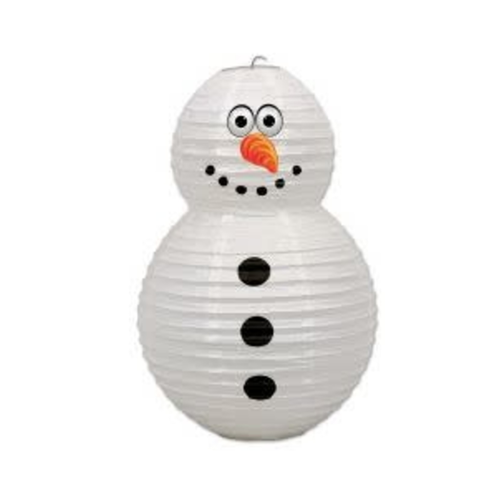 Beistle 19" Snowman Paper Lantern - 1ct.
