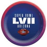 Amscan 7" Super Bowl LVII Plates - 8ct.