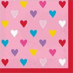 Creative Converting Valentine's Symbols Lunch Napkins - 16ct.