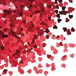 Creative Converting Red Heart Table Confetti - 0.5oz.