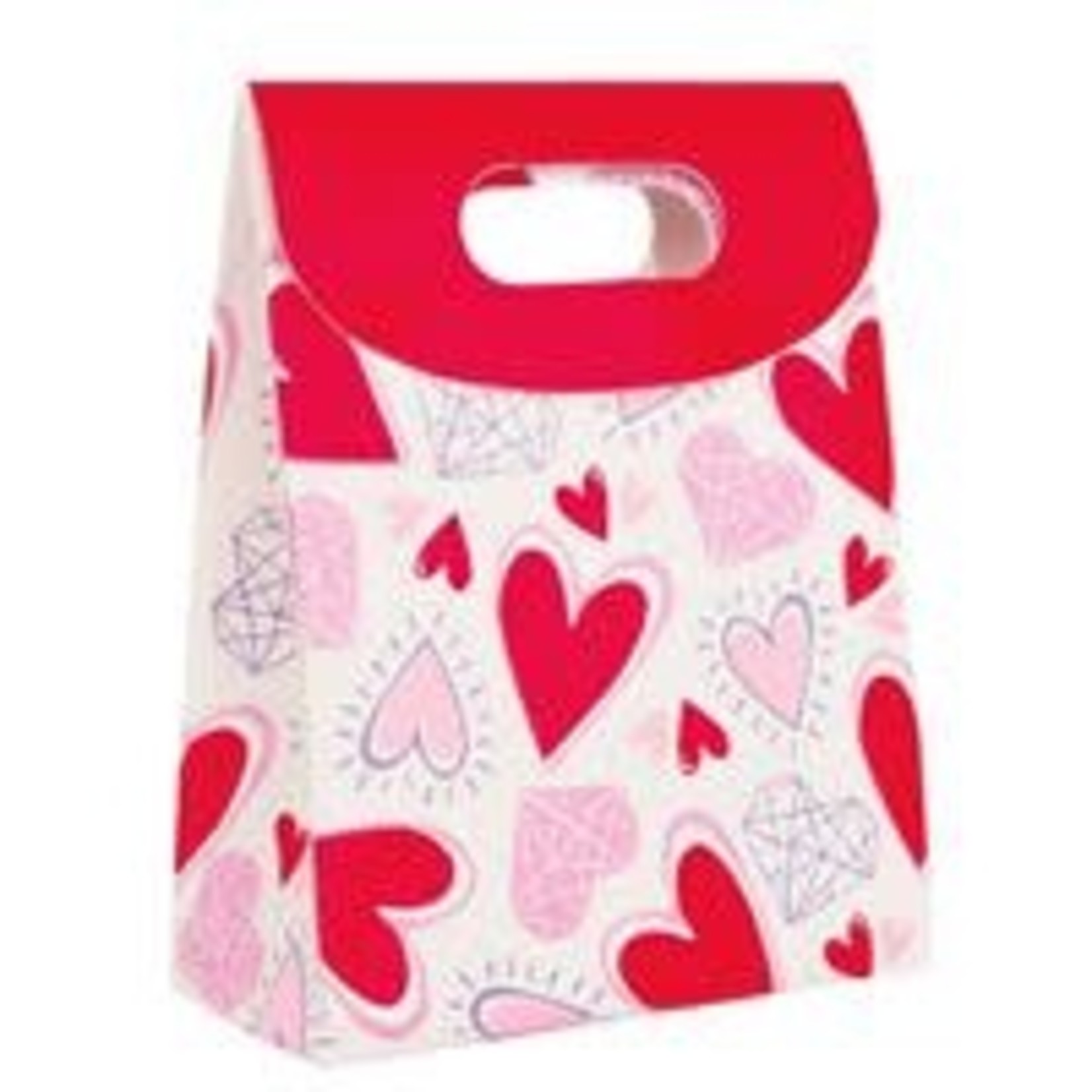 unique Sparkling Hearts Favor Boxes - 4ct (5" x 6.5")