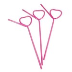 Rubies Valentine's Day Twisted Heart Straws - 3ct.