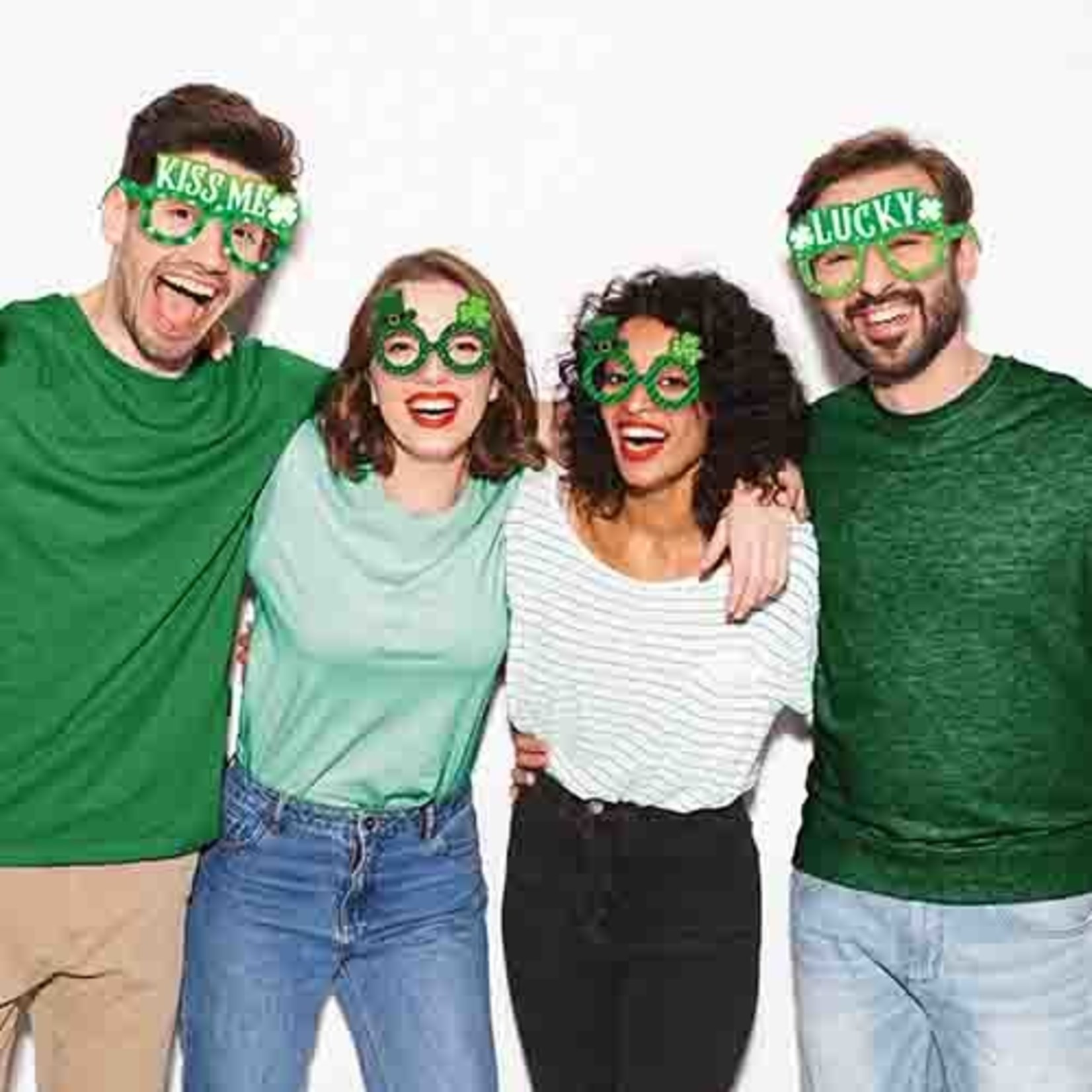 Creative Converting St. Patrick's Day Assorted Glasses - 4ct.