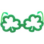 Amscan St. Patrick's Day Glitter Shamrock Glasses - 1ct.