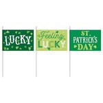 Amscan St. Patrick's Day Flags - 3ct.