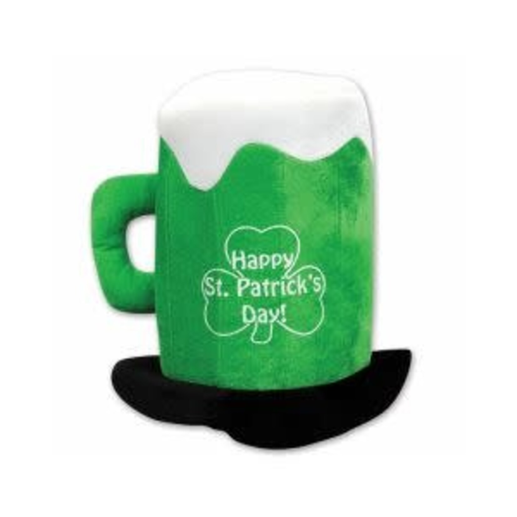 Beistle St Patrick's Day Plush Beer Mug Hat