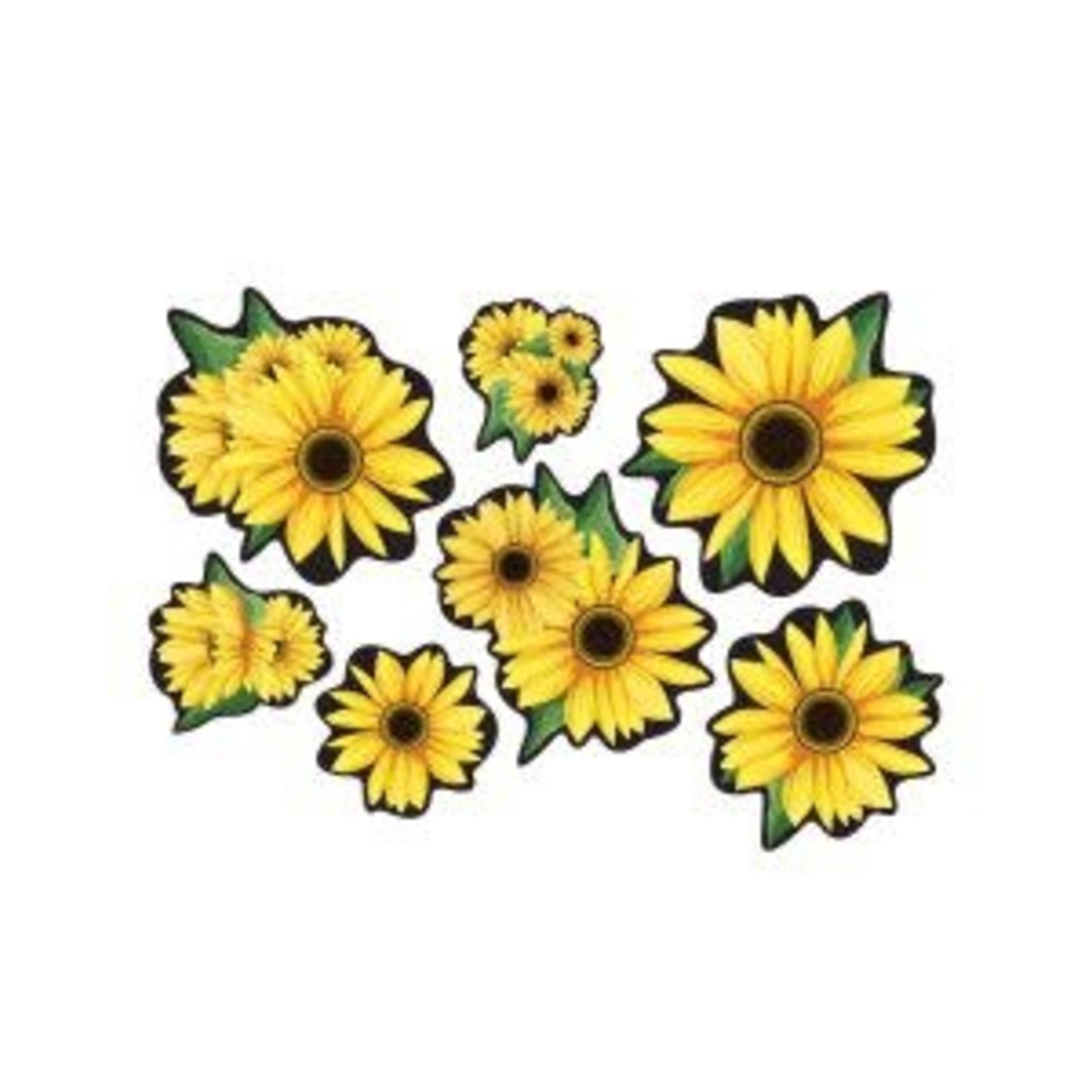 Beistle Sunflower Cutouts - 7ct. (Asst. Sizes)