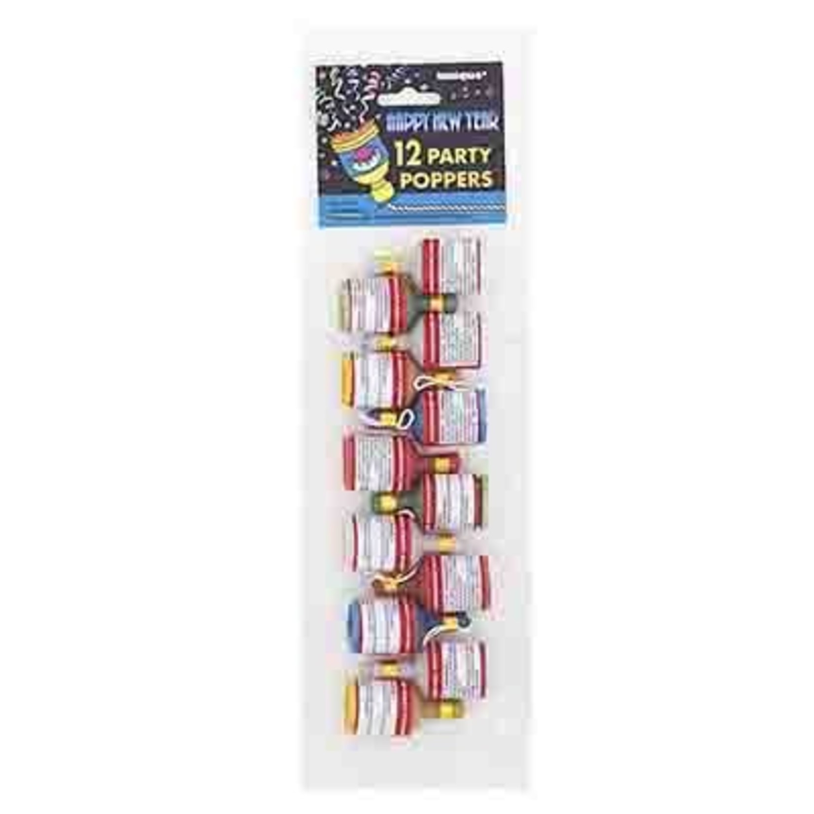 Hubbard Wholesale Champagne Party Poppers - 12ct.