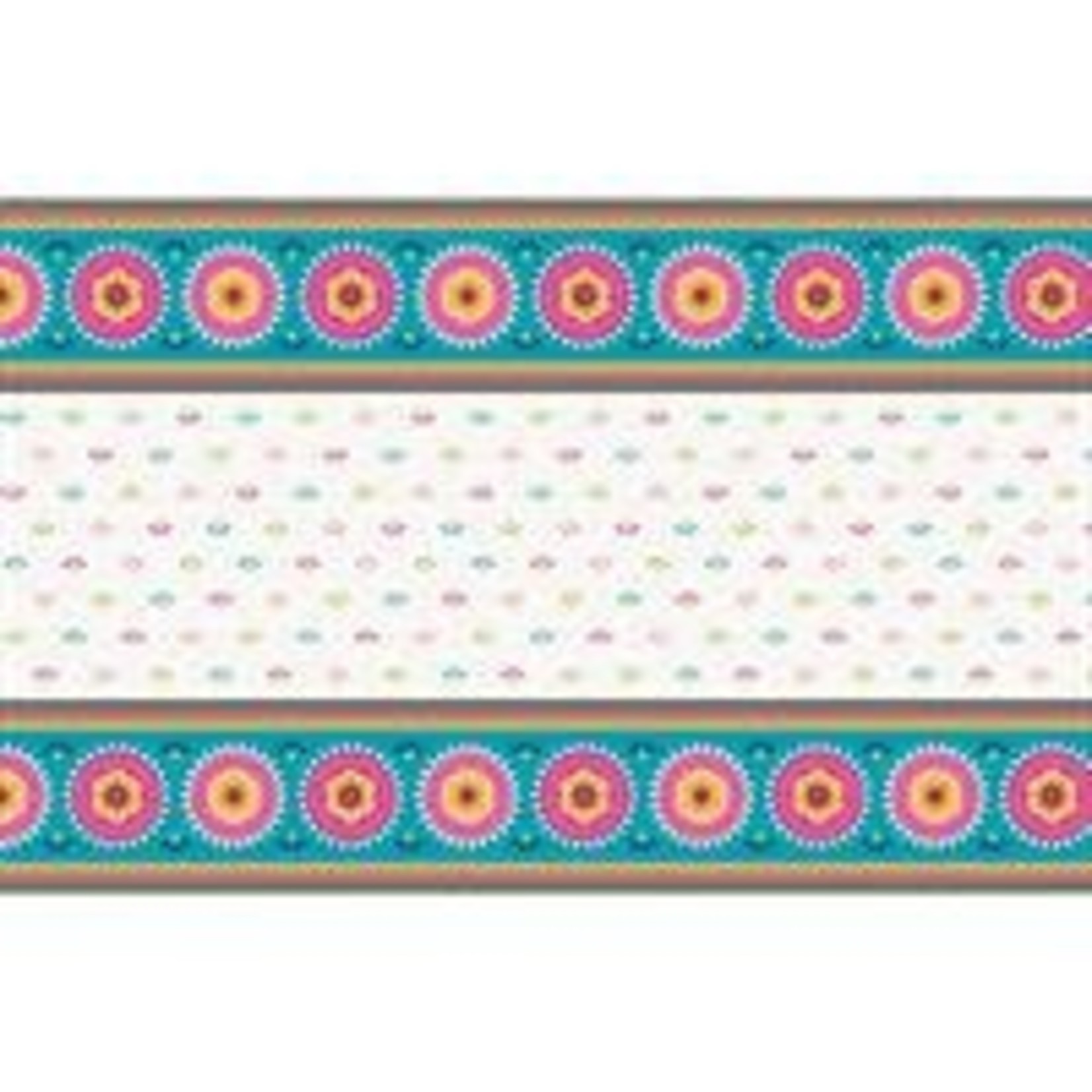 unique Boho Fiesta Plastic Table Cover - 54" x 102"