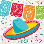 unique Mexican Fiesta Lunch Napkins - 16ct.