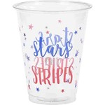 Creative Converting Stars & Stripes Plastic Party Cups - 8ct.