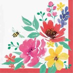 Creative Converting Fragrant Flowers Lunch Napkins - 16ct.