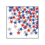 Beistle Red, White & Blue Star Confetti - 1oz.