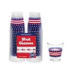 northwest 2oz. American Flag Shot Glasses - 40ct.
