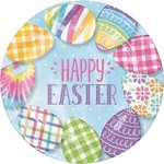 Creative Converting 7" Vibrant Easter Eggs Plates - 8ct.