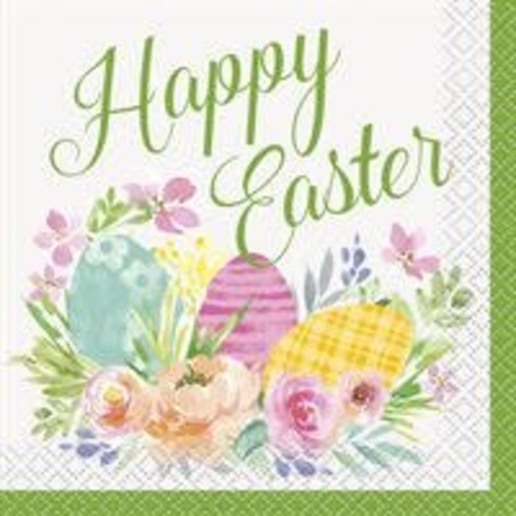 unique Watercolor Pastel Easter Beverage Napkins - 16ct.