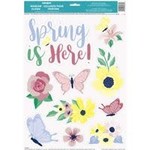 unique Spring Pastel Floral Window Clings - 10ct.