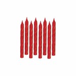 Amscan Red Glitter Spiral Birthday Candles - 24ct.