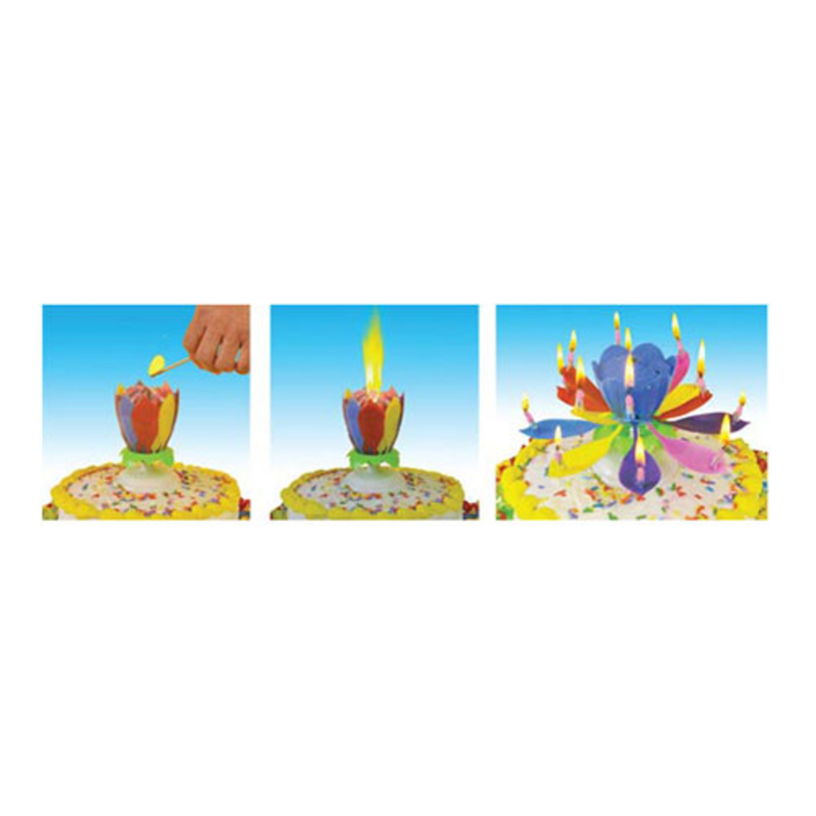 Just For Laughs Incredible Spinning Glitter Birthday Candle - 1ct.