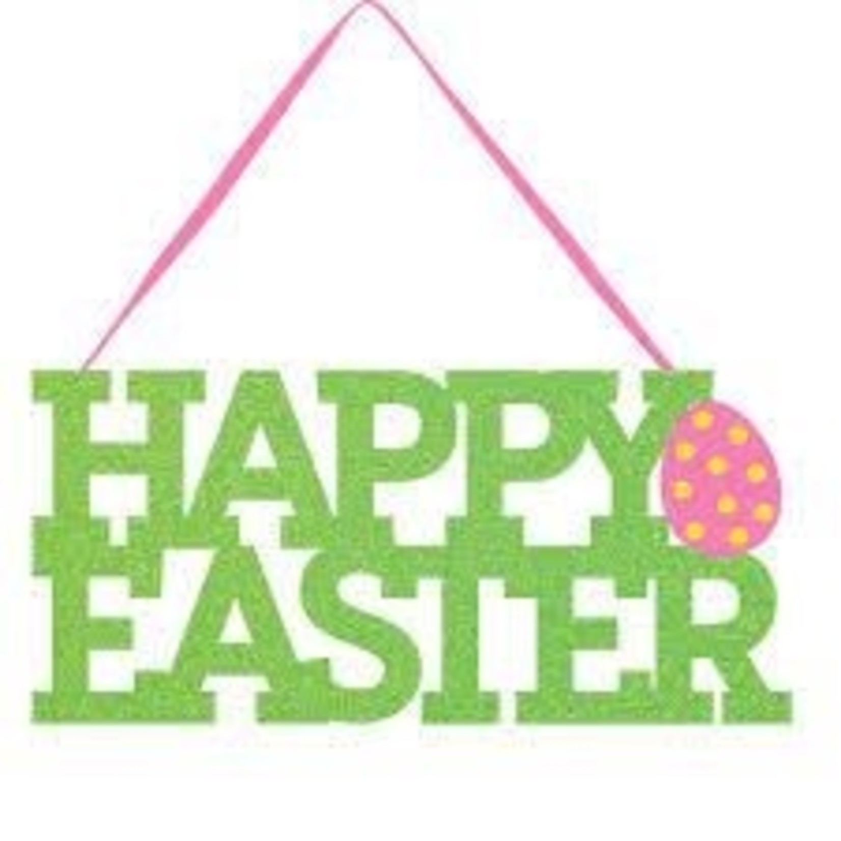 Creative Converting Happy Easter Glitter Sign - 1ct.