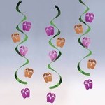 Creative Converting Flip Flop Dizzy Danglers - 5ct.