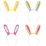 unique Easter Bunny Headbands - 4ct.