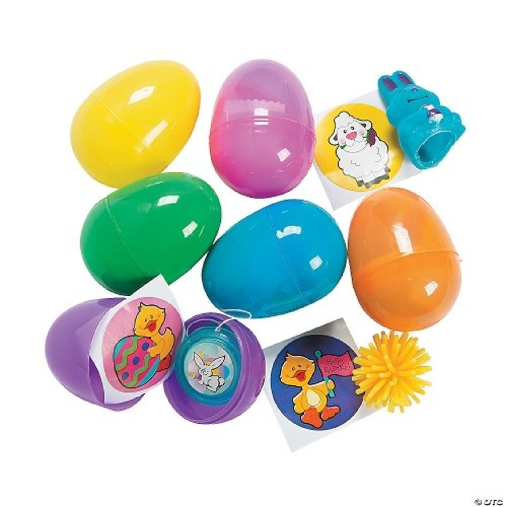Fun Express Easter Eggs w/ Toy & Sticker - 24ct.