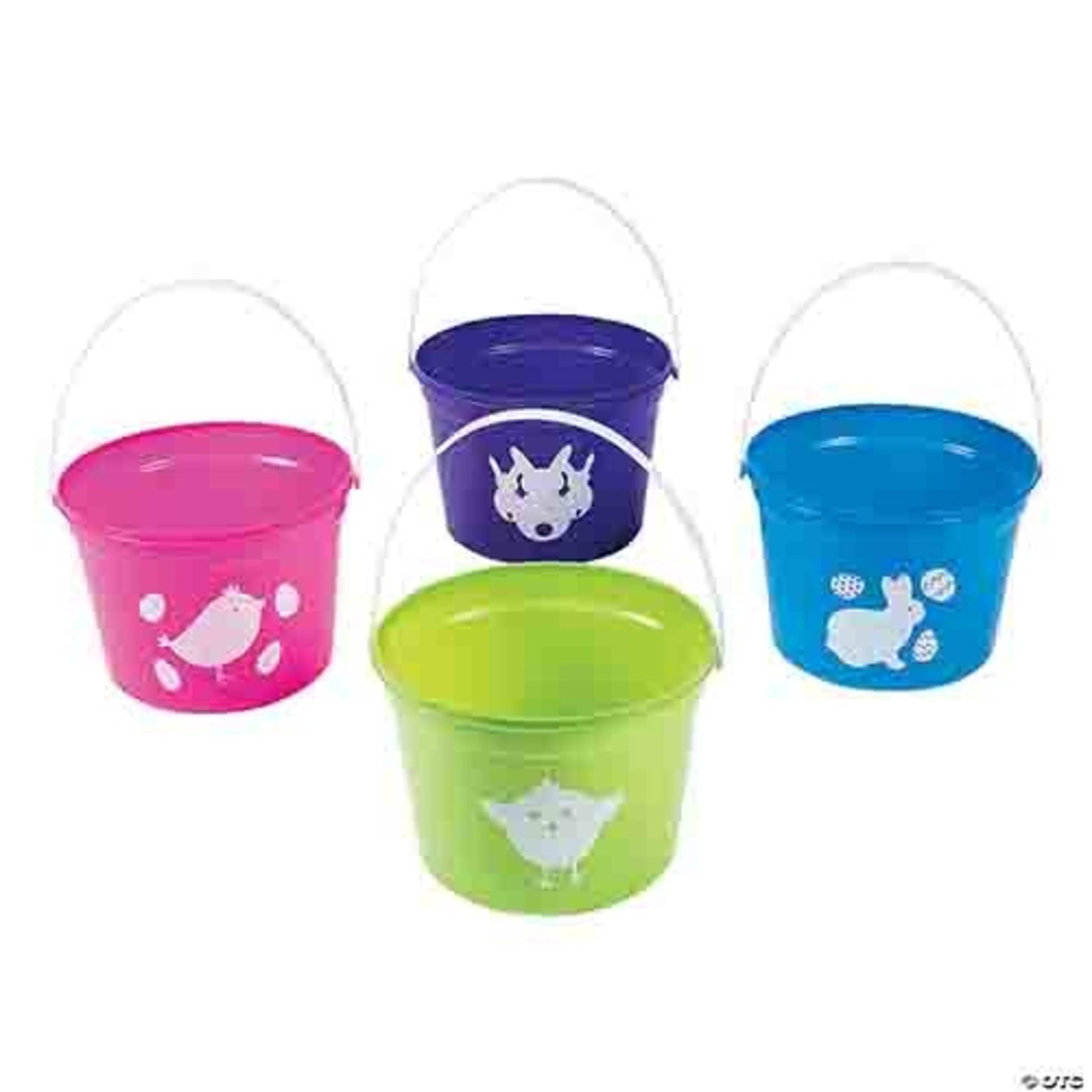 Fun Express Easter Plastic Bucket - 1ct. Assorted Colors