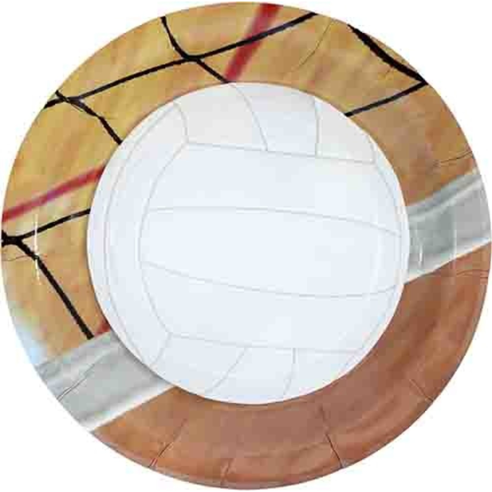 Havercamp 9" Volleyball Plates - 8ct.