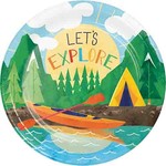 Creative Converting 7" Outdoor Adventure Plates - 8ct.