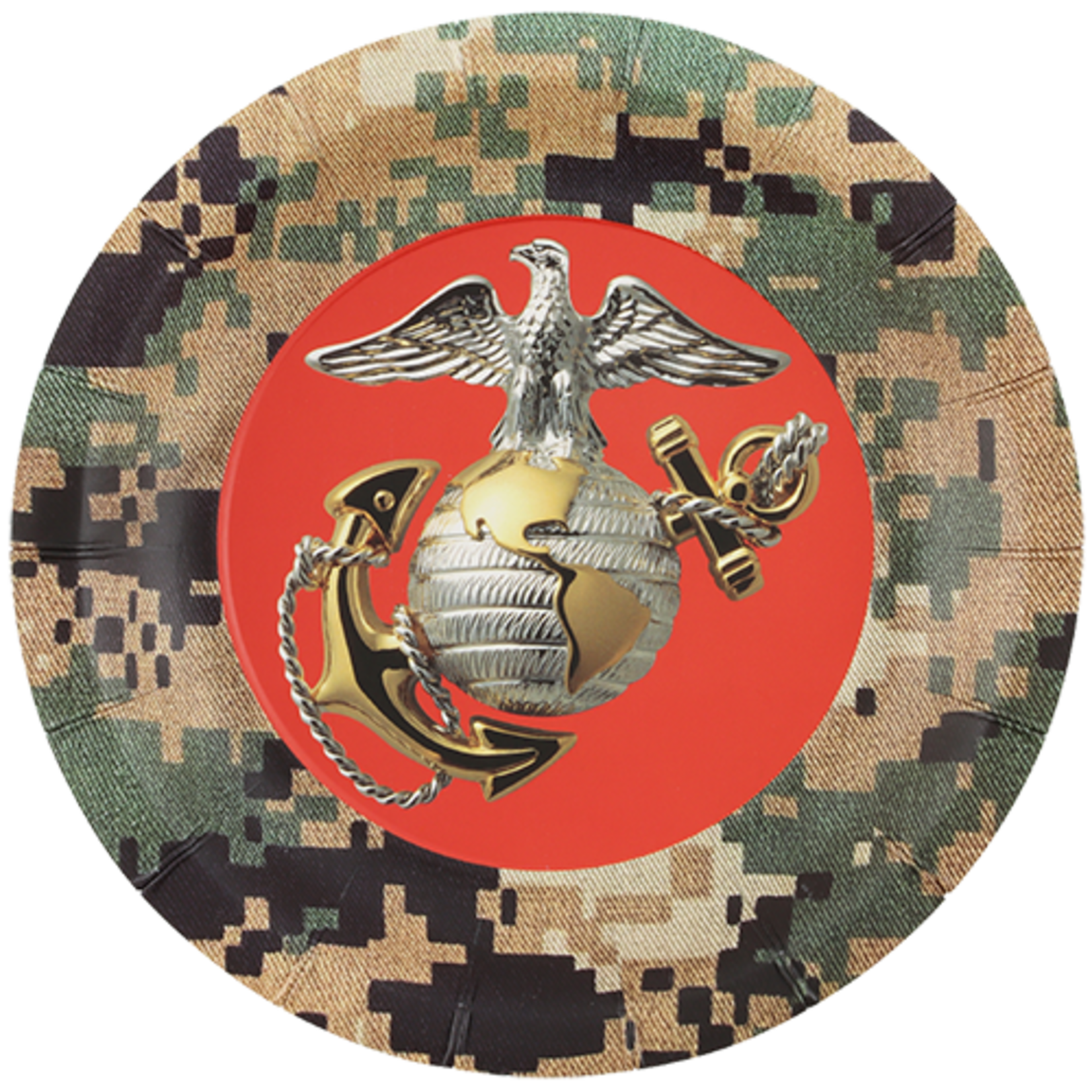 Havercamp 7" United States Marines Plates - 8ct.