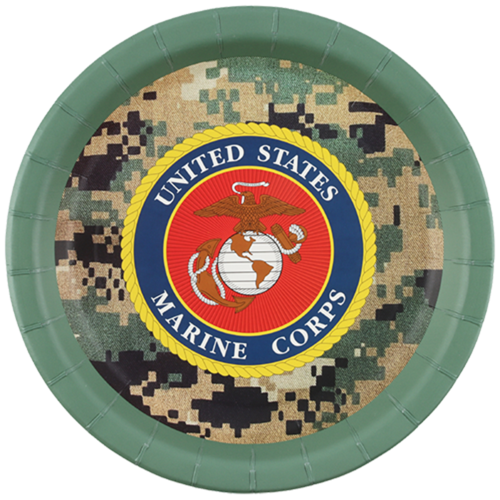 Havercamp 10" U.S. Marines Plates - 8ct.