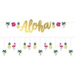 Amscan Aloha & Flamingo Luau Banner Set - 2ct.