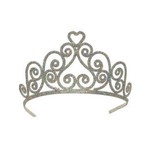 Beistle Silver Glittered Metal Tiara  - 1ct.