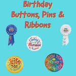 Birthday Buttons & Pins