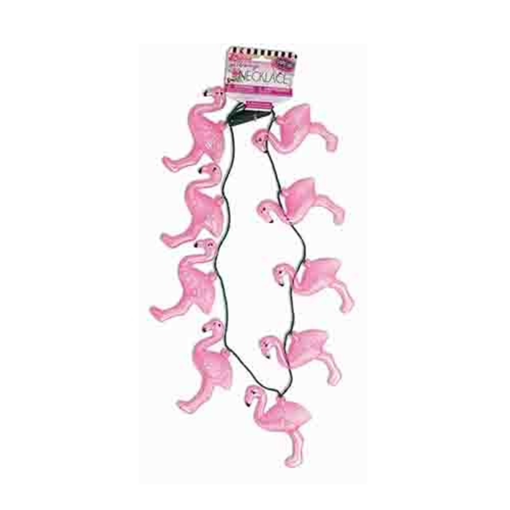 Rubies Pink Flamingo Light-Up Necklace - 1ct.