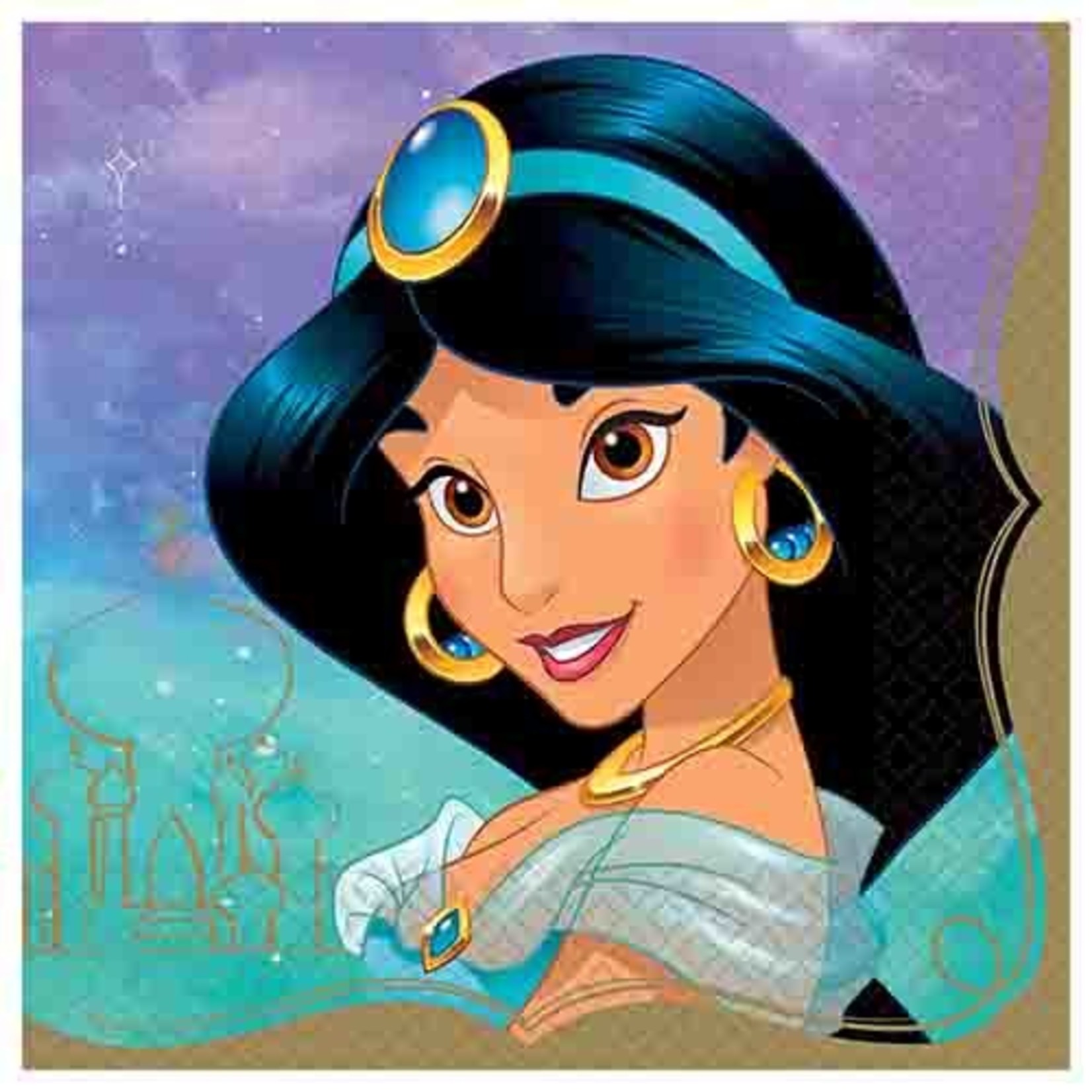 Amscan Disney Princess Jasmine Lunch Napkins - 16ct.