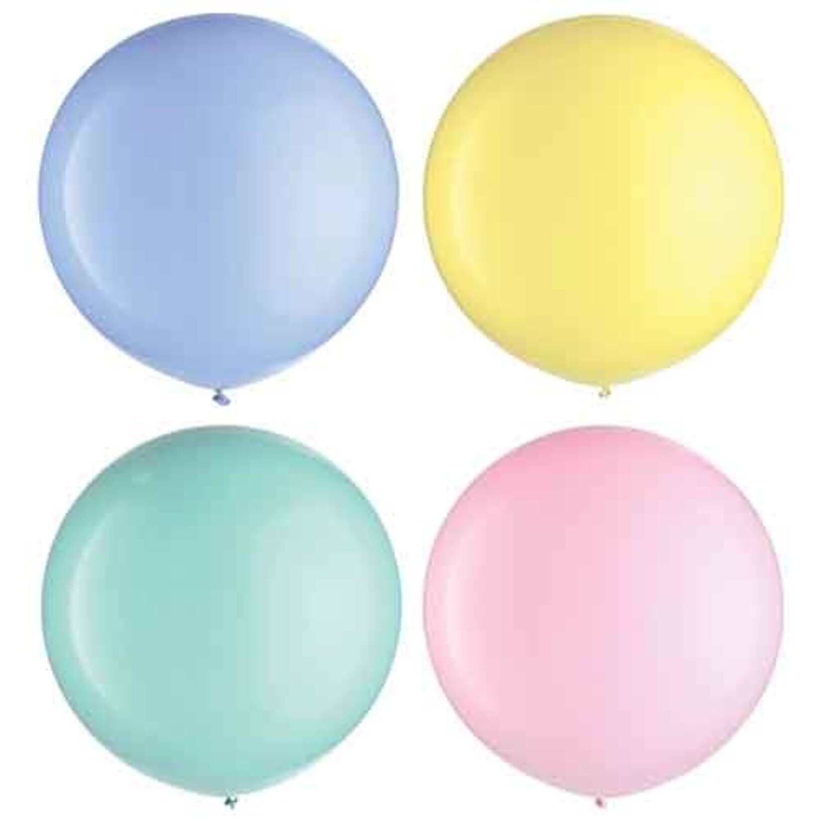 Amscan 24" Pastel Latex Balloons - 4ct. (Helium Not Included)