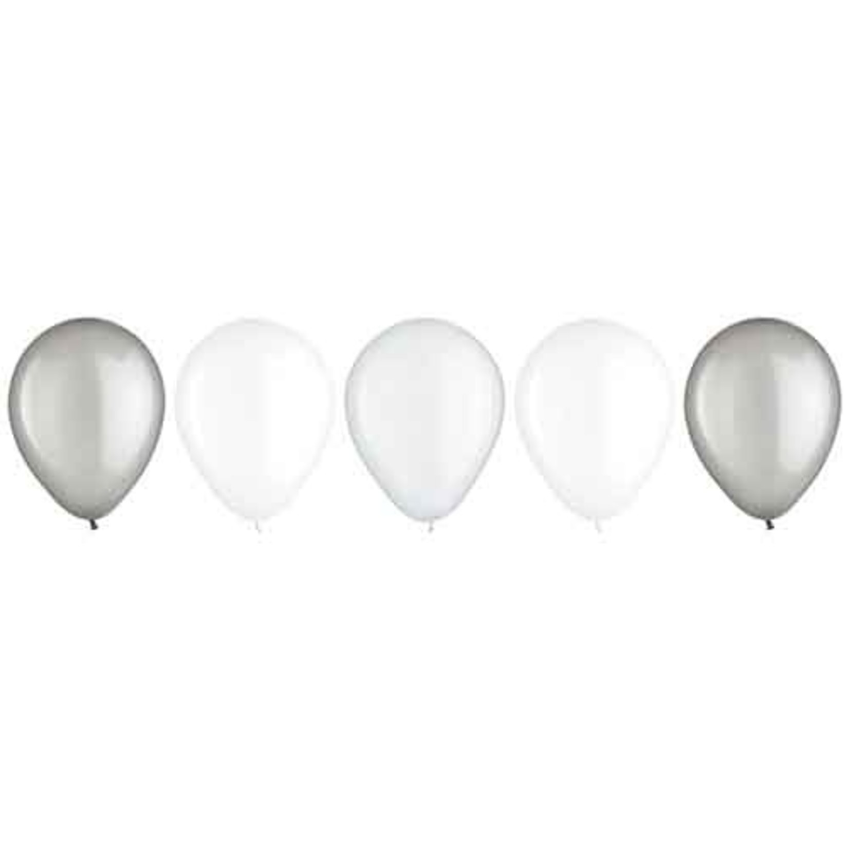 Amscan 11" Platinum Latex Balloon Assortment - 15ct.