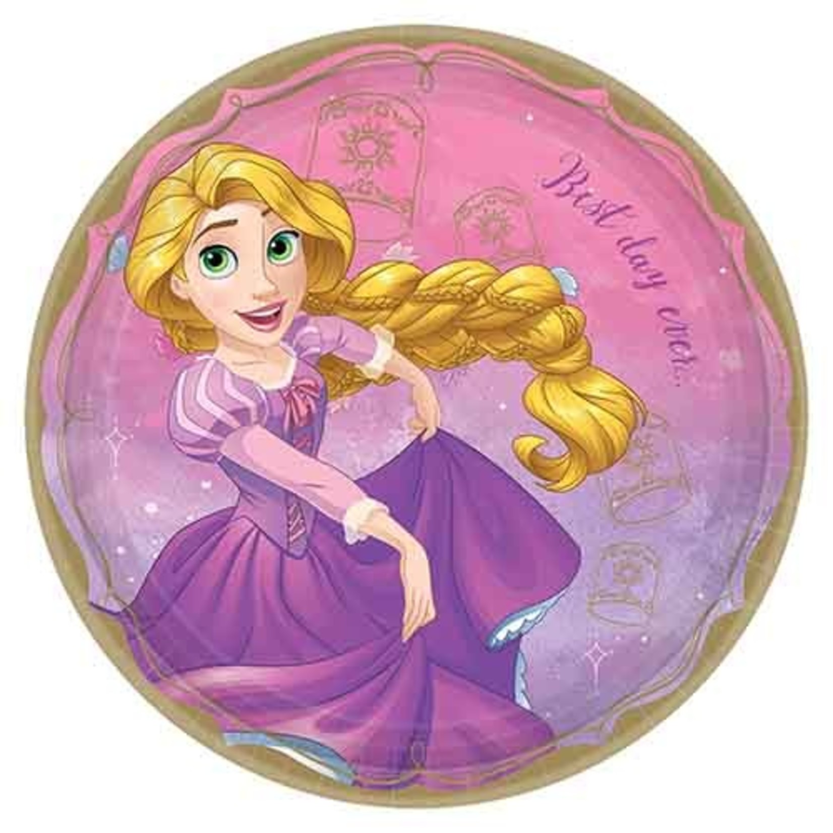 Amscan 9" Disney's Rapunzel Paper Plates - 8ct.