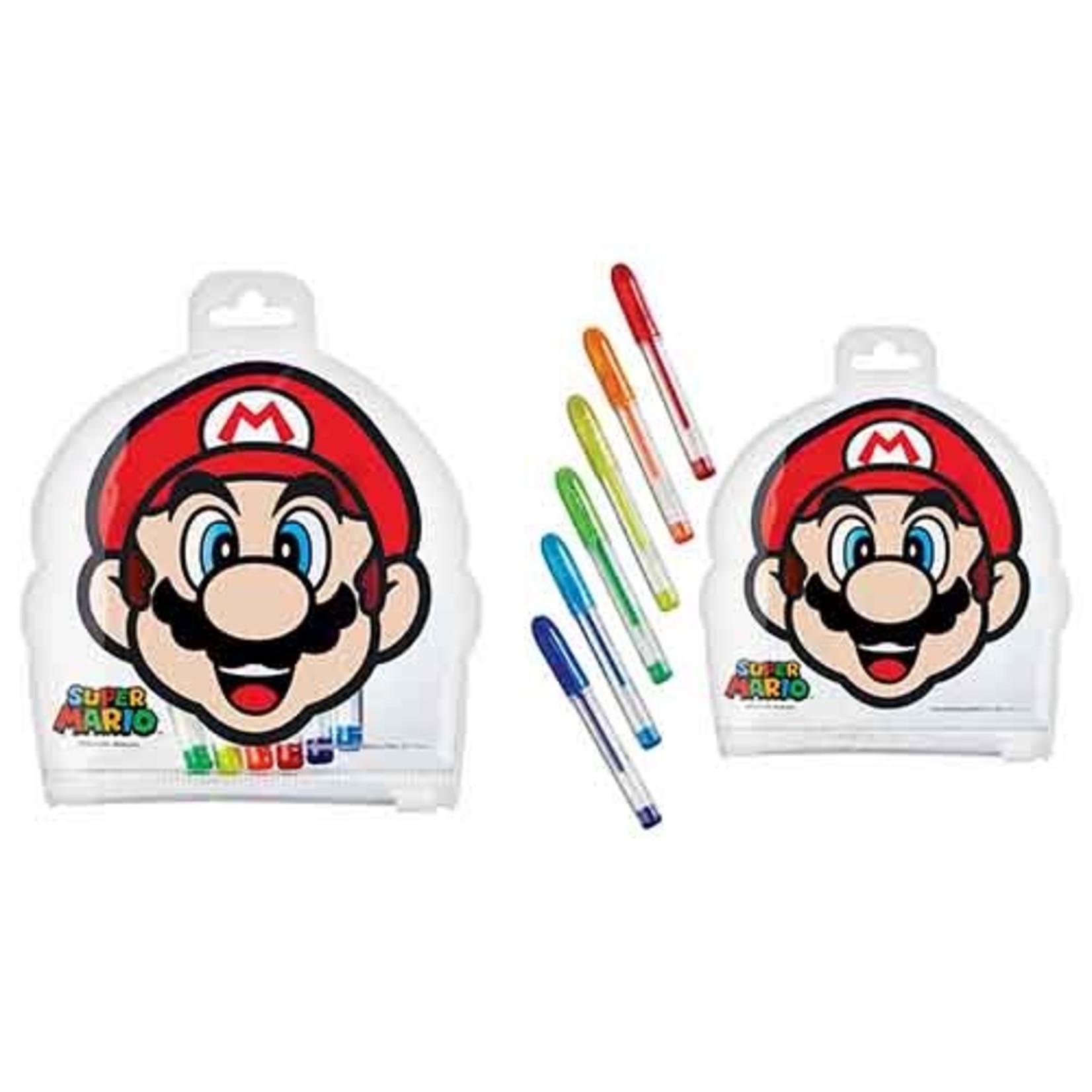 Amscan Super Mario Brothers Pouch w/ Gel Pens - 6ct.