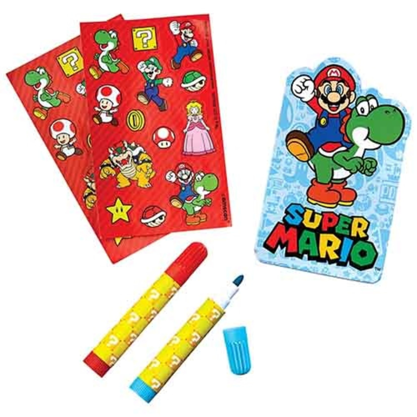 Amscan Super Mario Brothers Stationary Favor Set - 5ct.