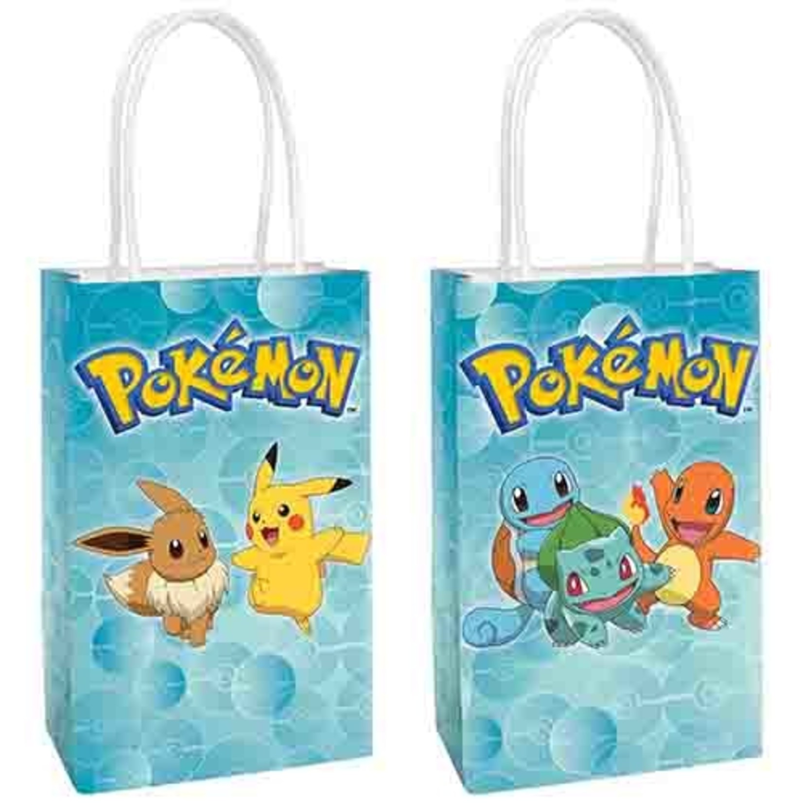 Amscan Pokemon Kraft Favor Bags - 8ct.