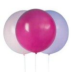unique 24" Pink, Purple & Lavender Latex Balloons - 3ct. (Helium Not Included)